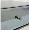 thumbnail image 5 of Weston Home Downey X Base Mirrored Campaign End Table, Black, 5 of 6