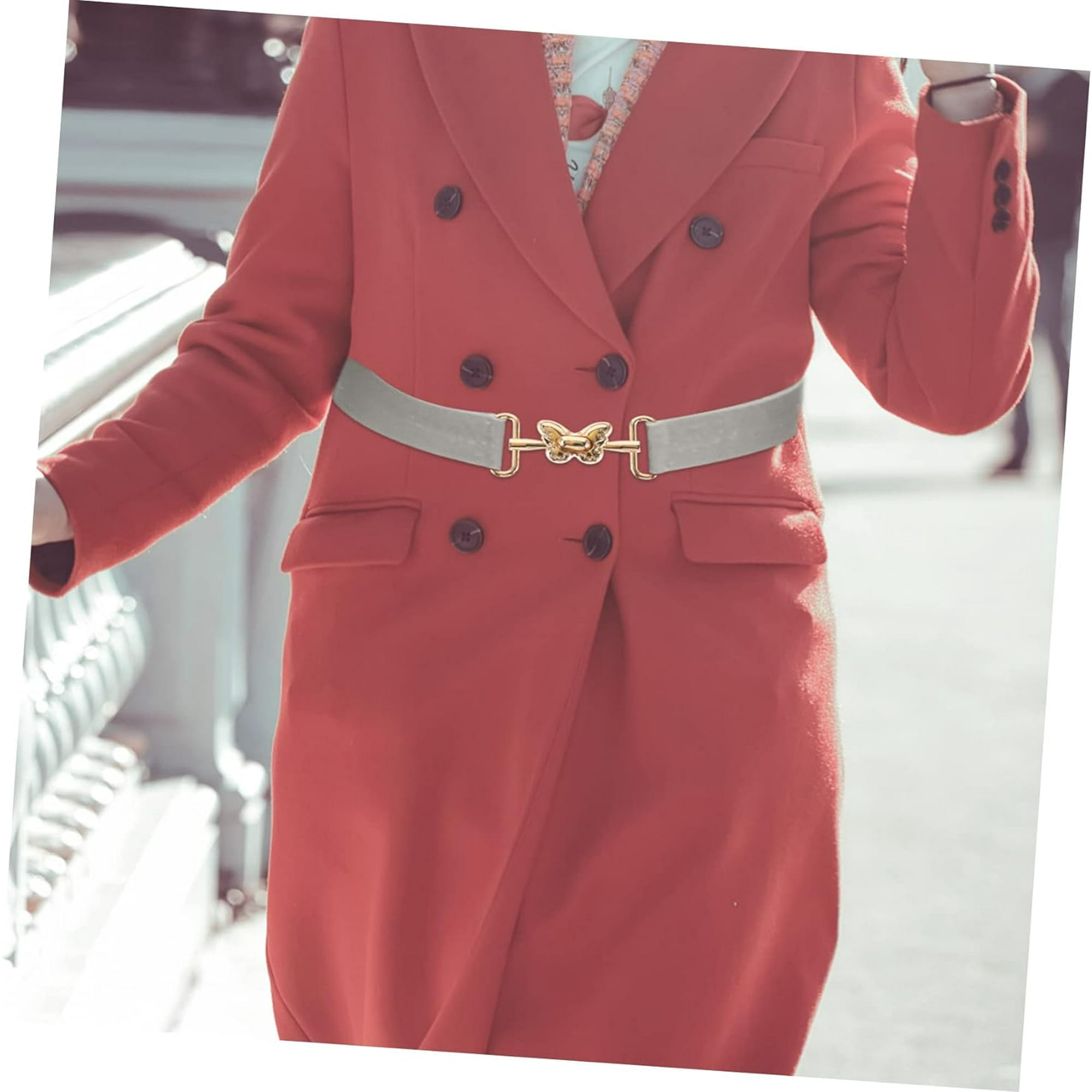 Wekity Metal Belt Coat Replacement Buttons Tunic Dresses Dress Jumpsuits for Women Dressy Chasity Belts for Women Metal Clasp for Coat Metal Closure