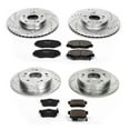 thumbnail image 3 of PowerStop Front and Rear Z23 Evolution Sport Carbon-Fiber Ceramic Brake Pad and Drilled & Slotted Rotor Kit Fits: ACURA HONDA Select Models K6327, 3 of 10