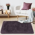 thumbnail image 3 of Soft Fluffy Shag Area Floor Rug Carpet for Living Room Purple 2'7" x 5'2", 3 of 8