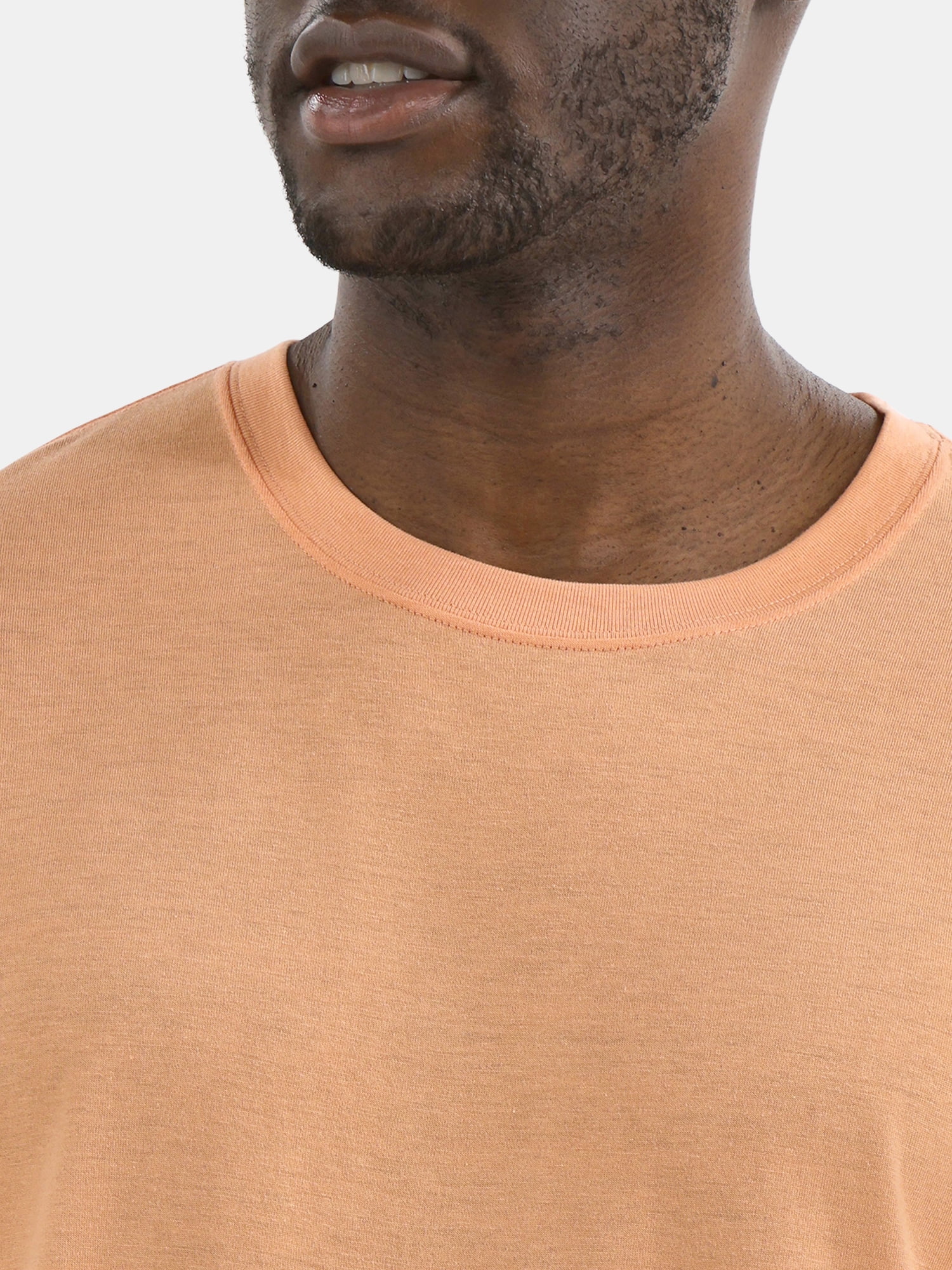 Athletic Works Men's Solid Tri Blend Tee with Short Sleeves, Sizes XS-4XLT