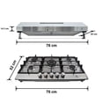 thumbnail image 4 of Parrilla Prato SUPRA Campana Nube 76 Cm Acero Inoxidable, 4 of 4