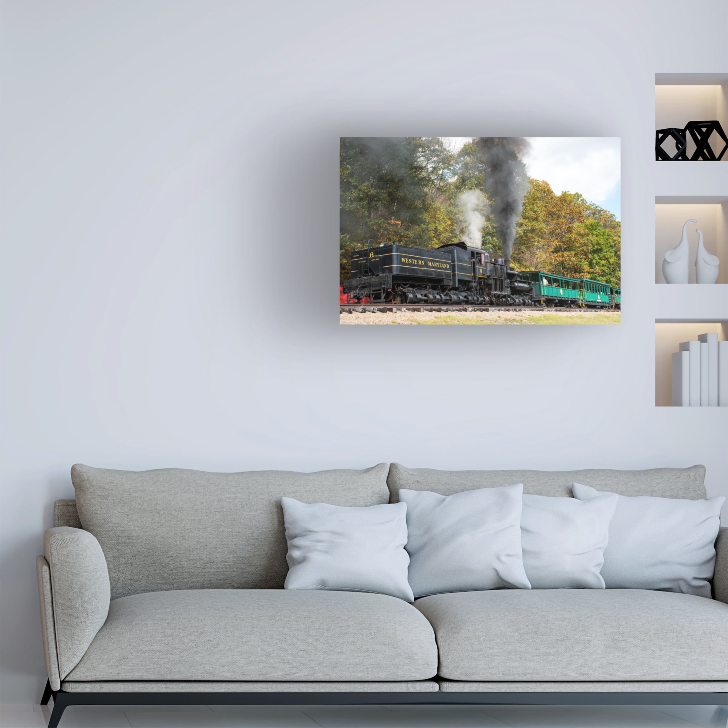 Robert Michaud 'Cass Scenic Railroad 5' Canvas Art