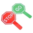 thumbnail image 3 of 2Pcs Stop Sign Traffic Control Plastic Rectangular for Home Education, 3 of 8