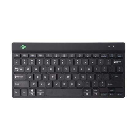 Wireless Ergonomic Portable Keyboard with the Break Indicator, Qwerty Black