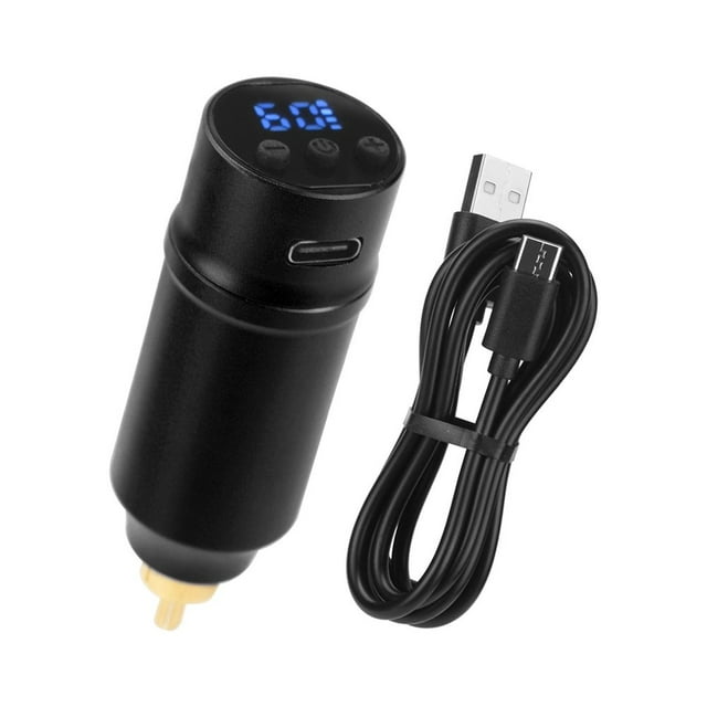 Power Supply Large Capacity Simple Operation Rotary Adapter Circuit Protection Tattoos Supplies Wireless Connector Alumium Alloy Red