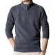 thumbnail image 4 of Sudadera Cálida De Cuello Medio Alto Cremallera Para Hombre, 4 of 8