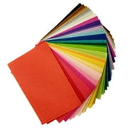 LEORX 40 Pcs Craft Fabric Colorful Felt Fabric Felt Fabric Colorful DIY Felt Cloth Rectangle Child