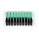 thumbnail image 3 of Conector de Fibra óptica Sc / de 50 Piezas Conector Rápido de Fibra óptica de Componente Monomodo Integrado-Negro + Verde, 3 of 5