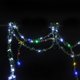 thumbnail image 3 of Cadena de lámpara Irfora 2 metros hojas de seda enredadera falsa hoja verde hiedra vid 20 luces LED de cadena para el hogar boda fiesta colgante guirnalda flor artificial Irfora Cadena de lámpara, 3 of 7