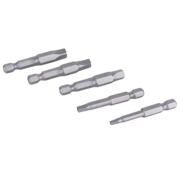 Kit De 5 Uds De Puntas Pentagonales Magnéticas, Juego De Brocas Con Llave Magnética, Puntas De Destornillador De Cabeza Duradera Para Taladro Destornillador