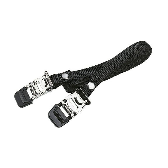 BBB Cycling Bike Pedal Straps Nylon I Extra Durable Toe Clips For Bike Pedals I All Weather Con