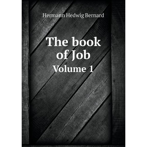 The book of Job Volume 1 (Paperback)