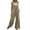 Khaki, variant on IROINNID Sleeveless Jumpsuit For Women Full-Length Fashion Summer Casual Pocket Suspender Jumpsuit