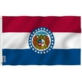 thumbnail image 1 of ANLEY Fly Breeze 90 x 150 cm Bandera Estado Missouri - Colores Vivos y Resistentes a Rayos UVA - Bordes Reforzados con Lona y Doble Costura - Missouri MO Banderas, 1 of 5