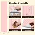 thumbnail image 4 of Peel and Stick Wallpaper Canvas Contact Paper stripe seamless pink colors design for fabric textile fashion design Self Adhesive and Removable 24in x 118in, 4 of 8