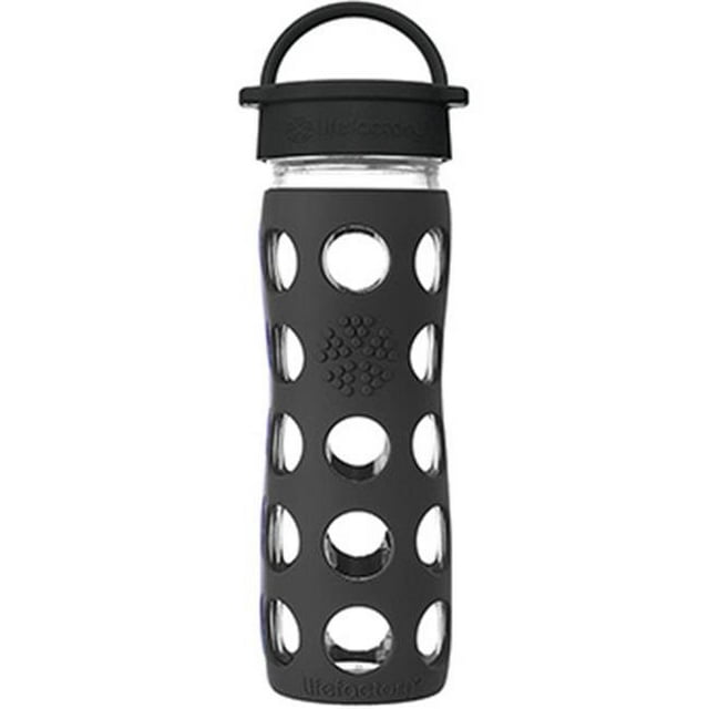 Lifefactory 344932 Bouteille de 16 oz avec Bouchon Classique Onyx - Noir