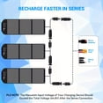 thumbnail image 3 of Travel-Ready 30W Solar Charger | Portable Foldable Panel with 18V MC4, Dual USB-A (QC3.0), and USB-C (PD18W) Ports, Fast Charging, Universal Compatibility, 3 of 12