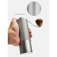 thumbnail image 2 of Manual Coffee Grinder, Adjustable Coarseness Portable Grinder with Stainless Steel Burrs, Stainless Steel Handle Grinder for Aero Press, Espresso, French Press, Turkish Brewing, 2 of 8