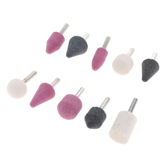 10s Brocas Eléctricas Cilíndricas Pulir Cabeza Pulisayo Eléctrico Aficionado de Electrónica - ZP-1009 Gloria Kit de pulido de cabeza