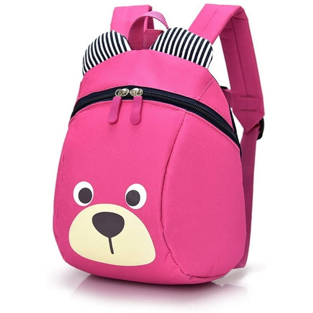 Cute Bear Backpack Kids Toddler Backpack Leash Boys Girls Lunchbox