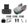 thumbnail image 1 of Fotografía aérea de drones RC plegable Modo sin cabeza 2.4G Quadcopter 4 canales de control remoto Helicóptero Toy recargable Gris Light Type 3 Inevent FN010231-03B, 1 of 7