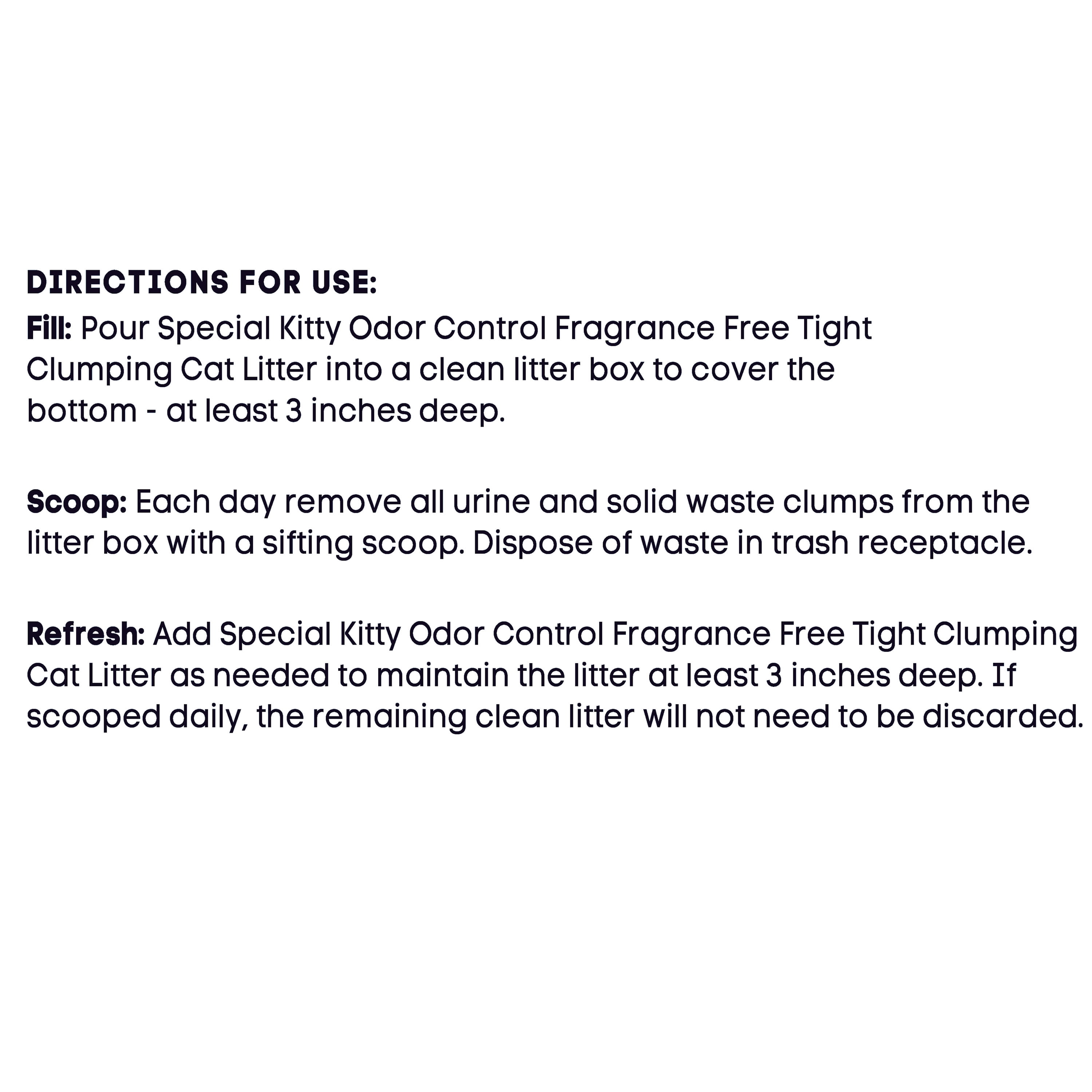 Special Kitty Clumping Clay Cat Litter, Fresh Scent, 45 lbs Box, 1 Count