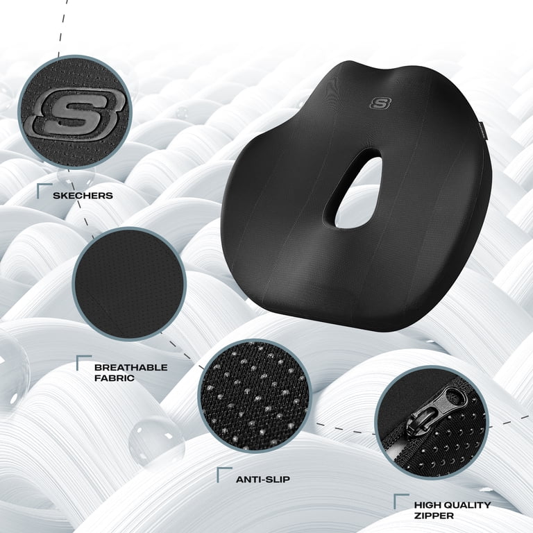 Skechers Memory Foam Car Seat Cushion, Ergonomic Support photo 2