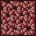thumbnail image 1 of Ahgly Company Tapis d'Intérieur Lavable en Machine Carré Transitionnel Rouge Indien, 7 Pieds Carré, 1 of 7
