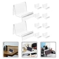 thumbnail image 3 of 20pcs Desktop Multipurpose Wallet Display Stand Transparent Shop Wallet Display Racks, 3 of 9