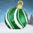 thumbnail image 4 of Bola de Navidad Inflable de 60 Cm para Exteriores, Ideal para Decorar Árboles de Navidad. Fabricada En Pvc con Tecnología de Polvo Brillante. Tamaño Grande. Uso Versátil. Inodora y Segura., 4 of 7