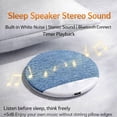 thumbnail image 5 of Sleep Pillow Speaker, Bluetooth Pillow Speaker Under for Sleeping – Mini Bone Conduction Sleep Aid with Stereo Bass with White Noise Timer Wireless Sleep Aid (Pink), 5 of 10