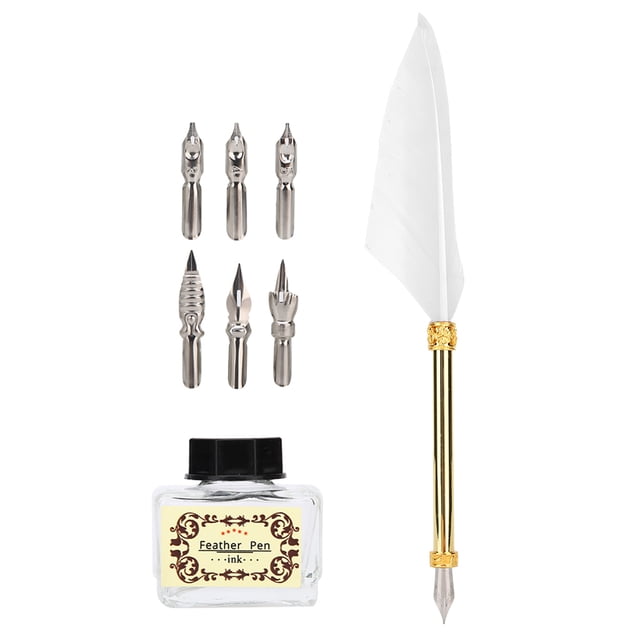 Kit de pluma de pluma Jadeshay caligráfico estilo simple vintage