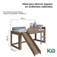 thumbnail image 2 of Cama Individual Resbaladilla Tobogán Mini Loft KingsHouse cafe, 2 of 7