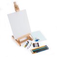 Essentials™ 45pc Black Series Mixed Media H-Frame Easel...