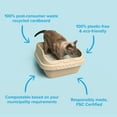 Kitty Sift EcoFriendly Disposable Sifting Litter Box Kit Large (1 Litter Box, 5 Sifting Liners