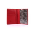 thumbnail image 1 of Cartera de viaje para pasaporte Karla Hanson RFID, piel auténtica, color rojo, 1 of 3