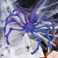 thumbnail image 2 of ievspot  3D Printed  Spider Figurine with Retractable Legs Movable Joints Halloween Spooky Articulated Spider Desktop Decoration Ornament, 2 of 8