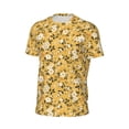 thumbnail image 5 of Rocae Daisies Flowers for Men's Mesh Quick-Dry Short Sleeve Workout T-Shirt,Mens Crew Neck Tee Lightweight Soft Classic T Shirts Small, 5 of 9