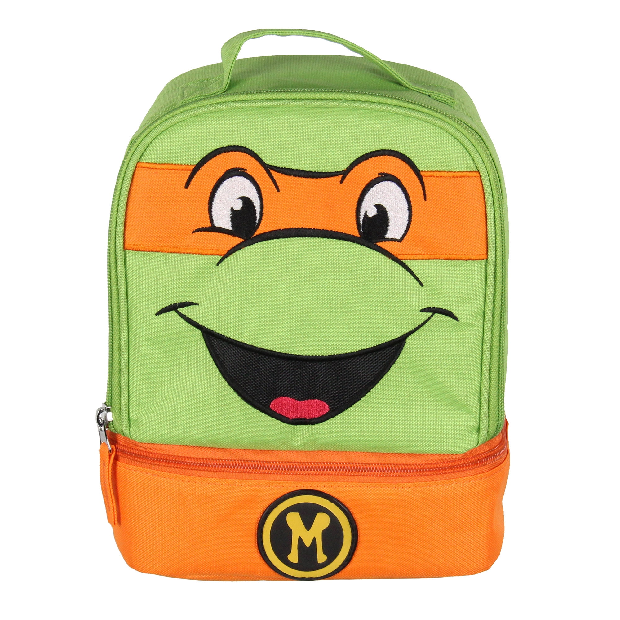 Teenage Mutant Ninja Turtles TMNT All Turtles Dual Compartment Lunch Box (Michelangelo) 9"