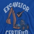 thumbnail image 2 of Blippi Excavator Certified Adult Pull-Over Hoodie, Royal, Medium, 2 of 5