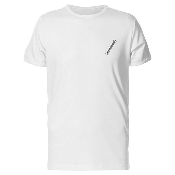 Sketch Of A Long Candy T-Shirt Men -Image by Shutterstock, Male Small