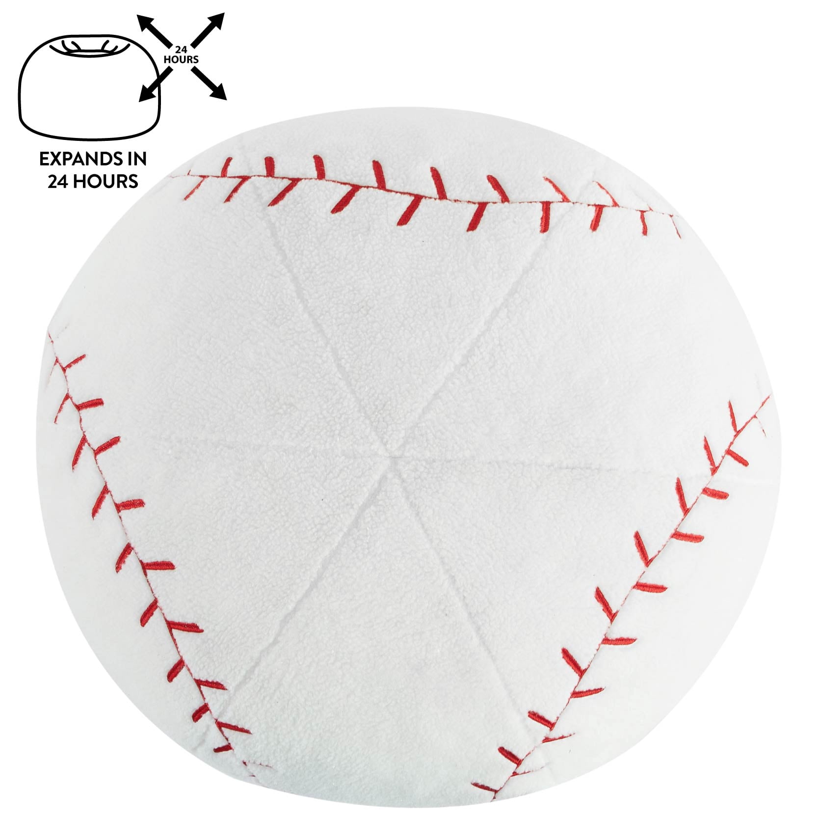 Room Revival Courtside Kids & Tween Bean Bag Chair, Baseball