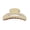 Yellow, variant on SmartBy Hair Claw Contrast Color Hollow Design Back Head Shower Clip Anti-slip Medium Size Shark Hair Claw Versatile Hair Accessory