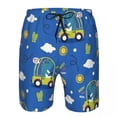 thumbnail image 2 of Mens Swimming Shorts Swimwear Cute Dinosaur In Car Cartoon Men Trunks Swimsuit Beach Wear Boardshorts, 2 of 6