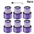 thumbnail image 1 of 6pcs For Dy*son V10 SV12 Filter Hepa Accessories vacuum cleaner washable Filter Replacement cleaning Spare Parts, 1 of 7
