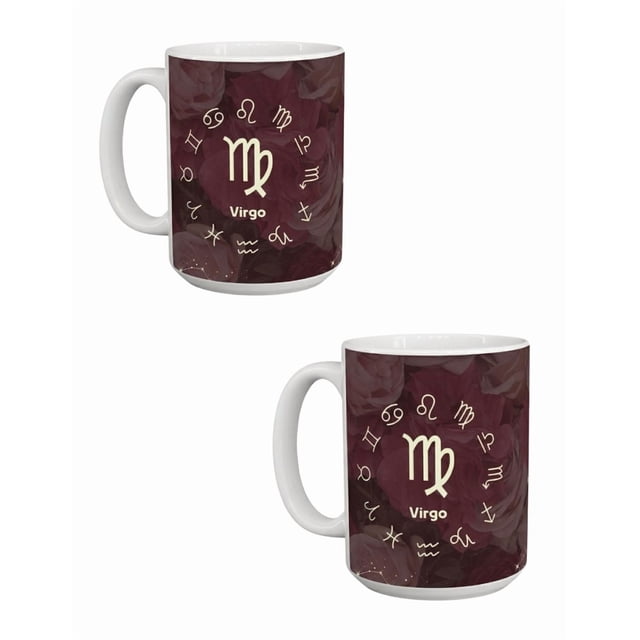 Duo de tazas de cerámica 445 ml Virgo TINK