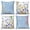 Blue, variant on Dashan Spring Blue Throw Pillow Covers 18x18 Set of 4,Floral Butterfly Decorative Pillow Cases for Bedroom Sofa Couch