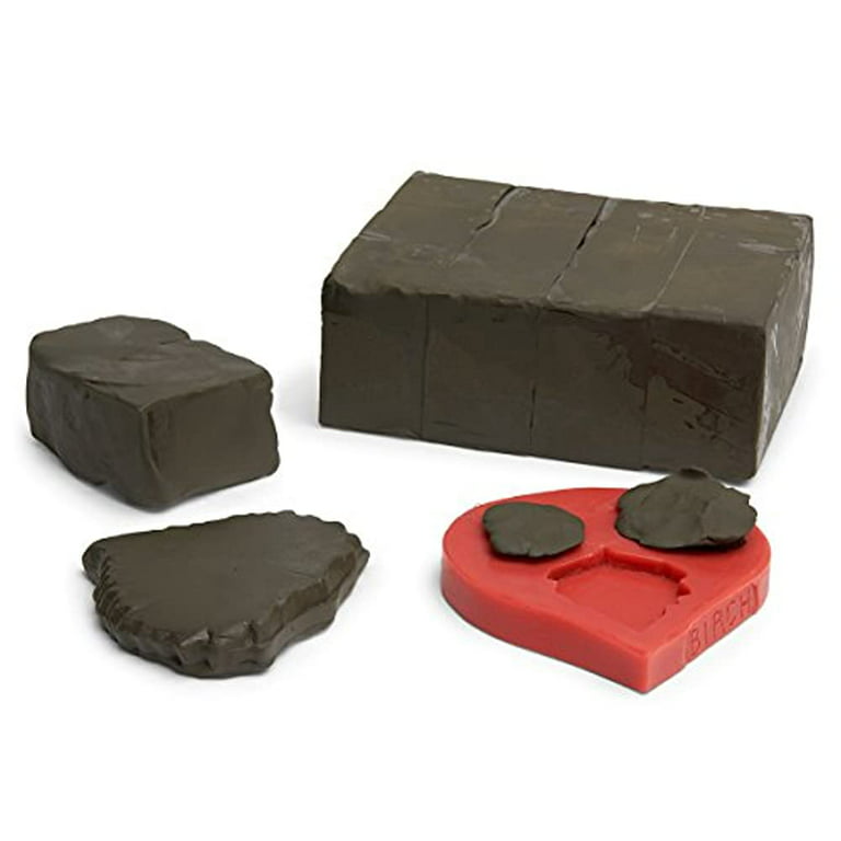 Sargent Art Polymer Clay Baking Clay 1 Lb Pound Block LB Gray