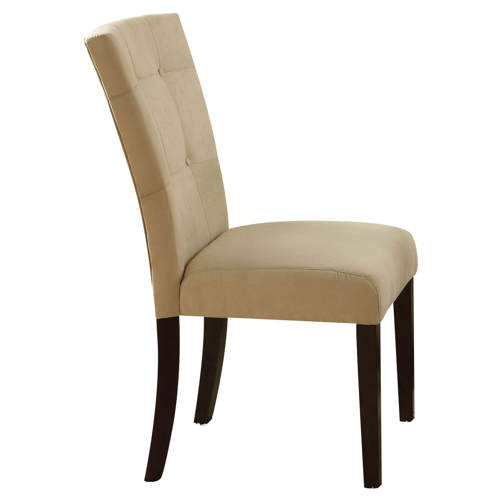 Acme Baldwin Side Chair Red Microfiber Walnut Set Of 2 Acme Baldwin Side Chair Red Microfiber Walnut Set Of 2 Com